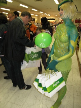 Bodypainting Kaufhof